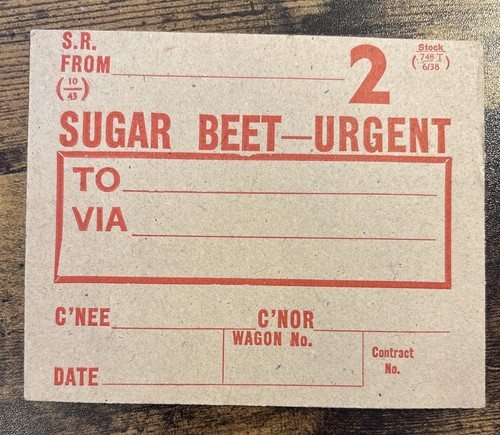 Southern railway 2 - -, sugar