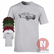 MGB Roadster Mk1 t-shirt classic British sports car motoring retro track day