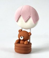 Teddy Bear On Ballon Cake