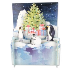 Festive Christmas Penguins 3D