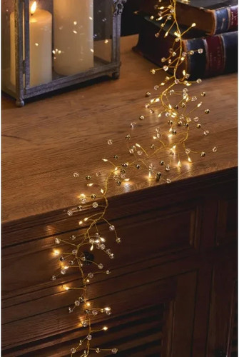 Golden glow garland led - 72,