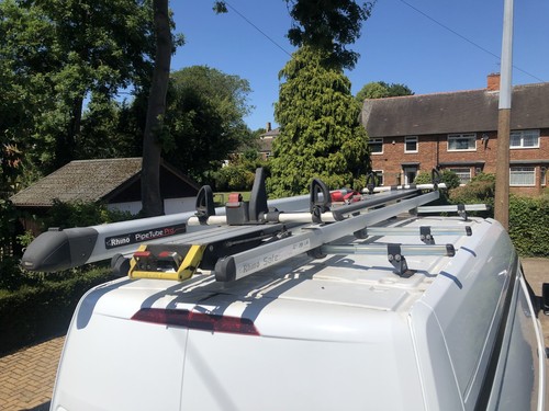 Rhino van roof - ladder, safe