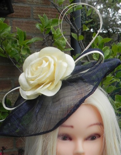 Jacques vert navy fascinator - navy,