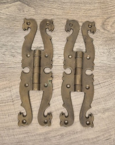 Antique door hinges bronze - antique,