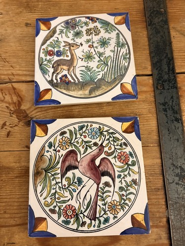 Vintage handcrafted tiles - 2, x