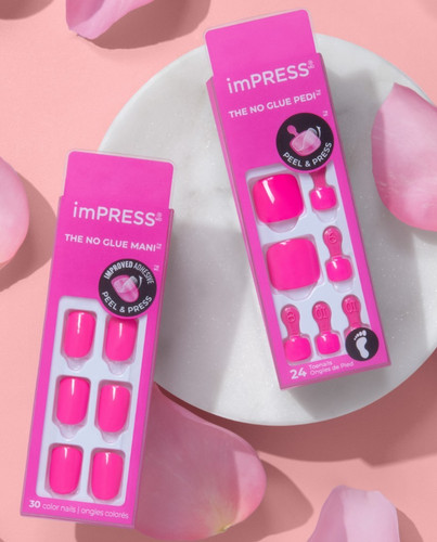 Kiss impress press finger - on, &