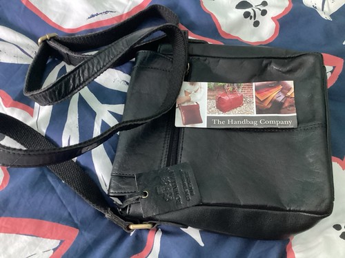 Black leather brand - leather,