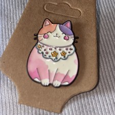 Cat Alloy Enamel Pin Badge