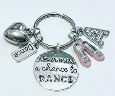 Ballet dance keyring -  Never