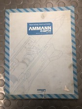 AMMANN RAMFOS OPERATING INSTRUCTIONS HYDRAULIC HAMMER AMB SERIES