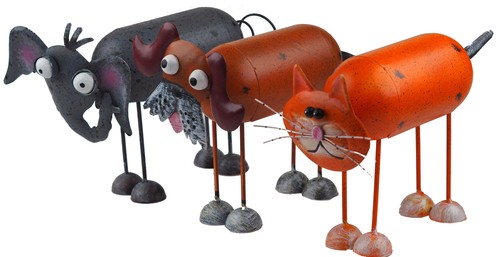 Wobble head metal - metal, novelty