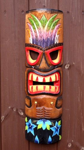50cm wooden tiki bar - tiki,