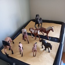 Various hard plastic toy - various,