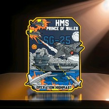 RAF Navy Operation HIGHMAST HMS Prince Of Wales F35 CSG 2025 Action Packed Rare