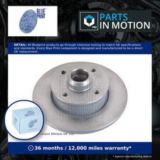 2x Brake Discs Pair Solid fits VW JETTA Mk2 Rear 1.8 1.6D 84 to 91 With ABS JR