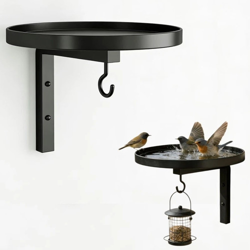 Garden iron wall mounted bird - garden,