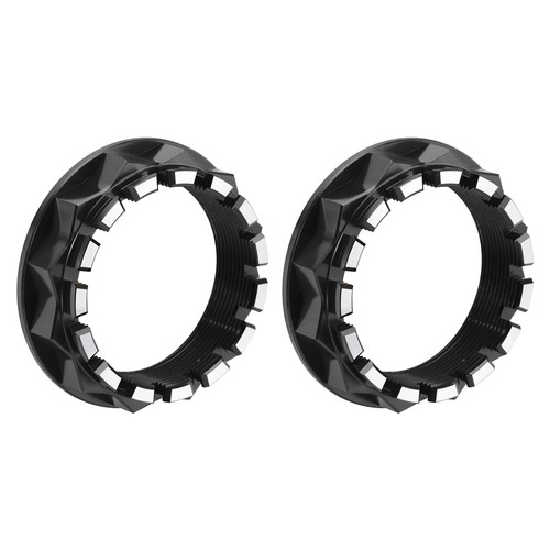 Rear wheel axle nuts black - wheel,