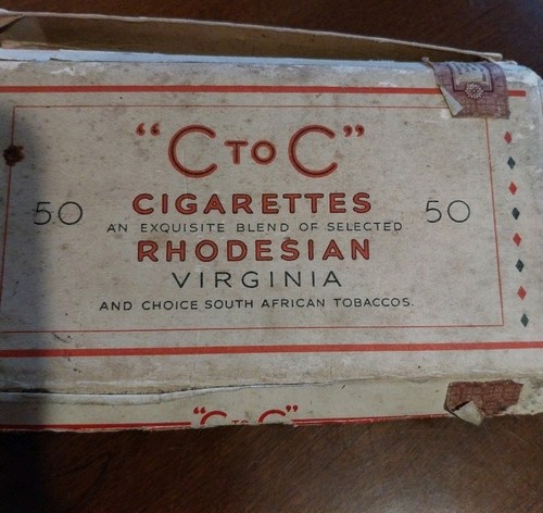 Vintage cigarette box - c, c