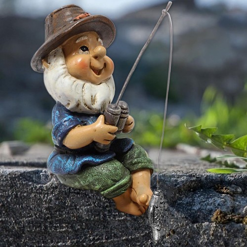Gatphy garden gnome - garden, statues