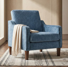 Navy Armchair Living Room