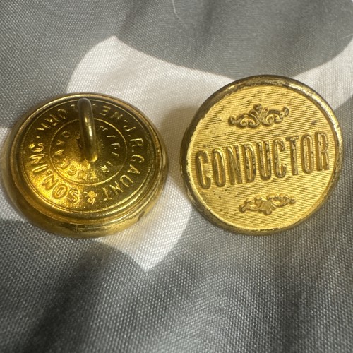Conductor uniform buttons - conductor,