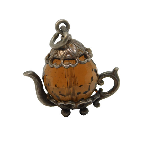 Sterling silver glass set - silver,
