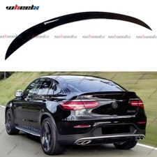 FOR MERCEDES GLC COUPE C253 GLOSS BLACK REAR BOOT SPOILER WING LIP 2016-2022 UK