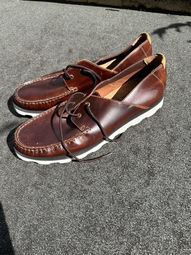 Clarks tor mens brown leather - tor,