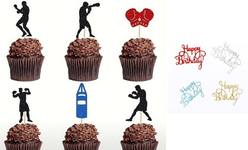 Pcs boxing cake - 12/13, toppers
