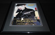 Yves Saint Laurent 1995 Goldeneye J Bond 11x14 Framed ORIGINAL Advertisement 