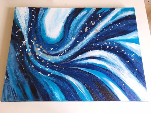 Original acrylic abstract - original,