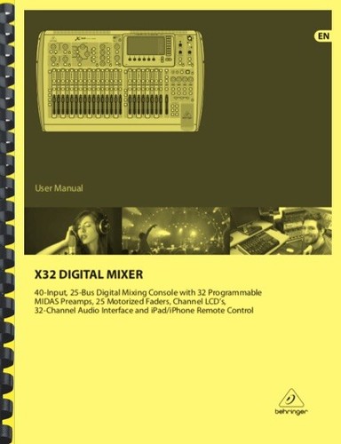 Behringer x32 digital mixer - digital,