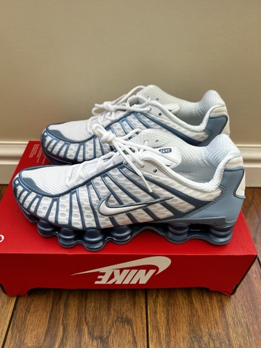 Nike shox white work blue - shox,