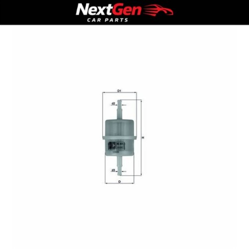 Fuel filter mahle - kl63, for