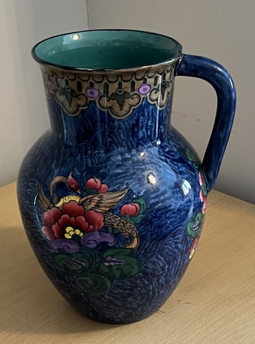 Art deco losol ware blue - art,