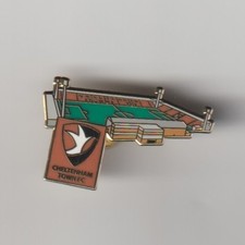 CHELTENHAM TOWN F.C. Club Crested Ground Enamel Badge FREE POST UK