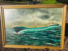 Original Maritime Oil Painting