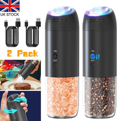 Gravity electric salt pepper - salt,