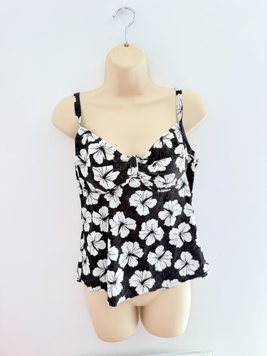 Bhs black and white floral - bhs,