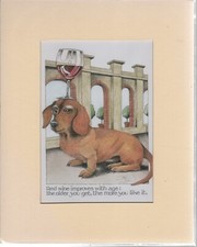 Signed Simon Drew  Print Red