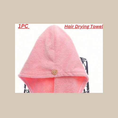 Hair drying towel hat wrap - wrap, for