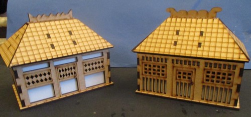 28mm oriental building - 2x,