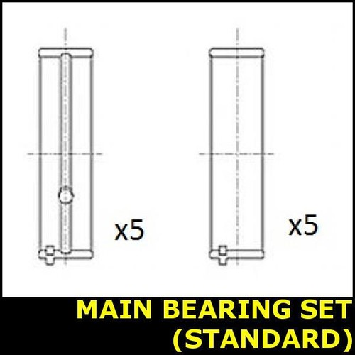 Crankshaft main bearing - bearing, set