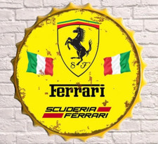 Ferrari sign bottle - sign, top