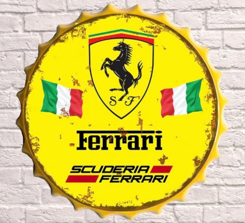 Ferrari sign bottle - sign,
