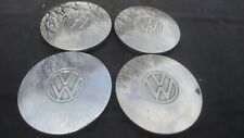 SET OF GENUINE VW GOLF CHROME HUB CAPS x4 CENTRE CAPS TRIMS 5.5"