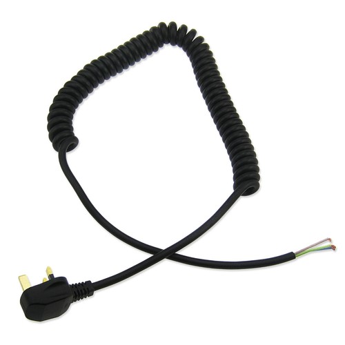 240v 13a coiled cable mains - 13a,
