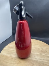 VINTAGE SODA SYPHON CHERRY RED