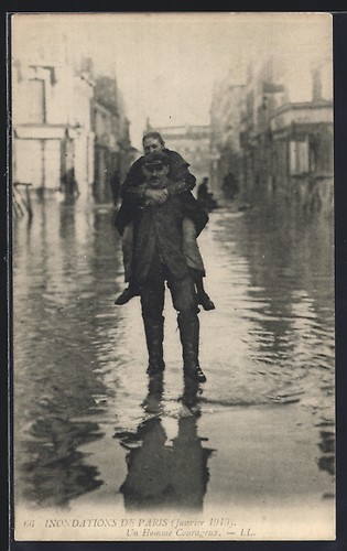 Postcard paris homme - postcard,