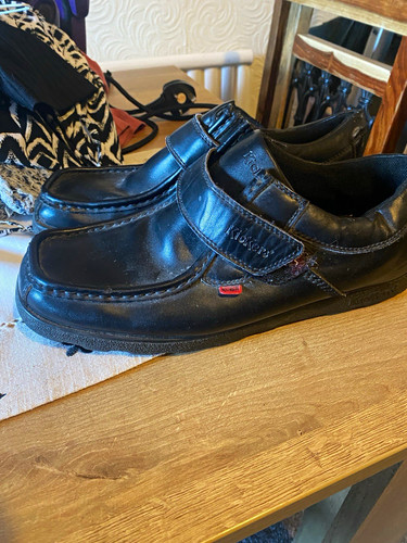 Kickers mens black leather - mens,